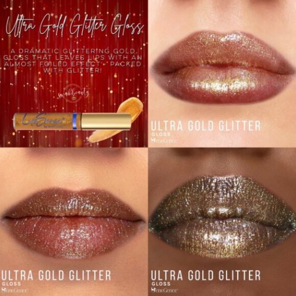 New Sealed Limited Edition Ultra Gold Glitter Gloss Senegence - Picture 1 of 1